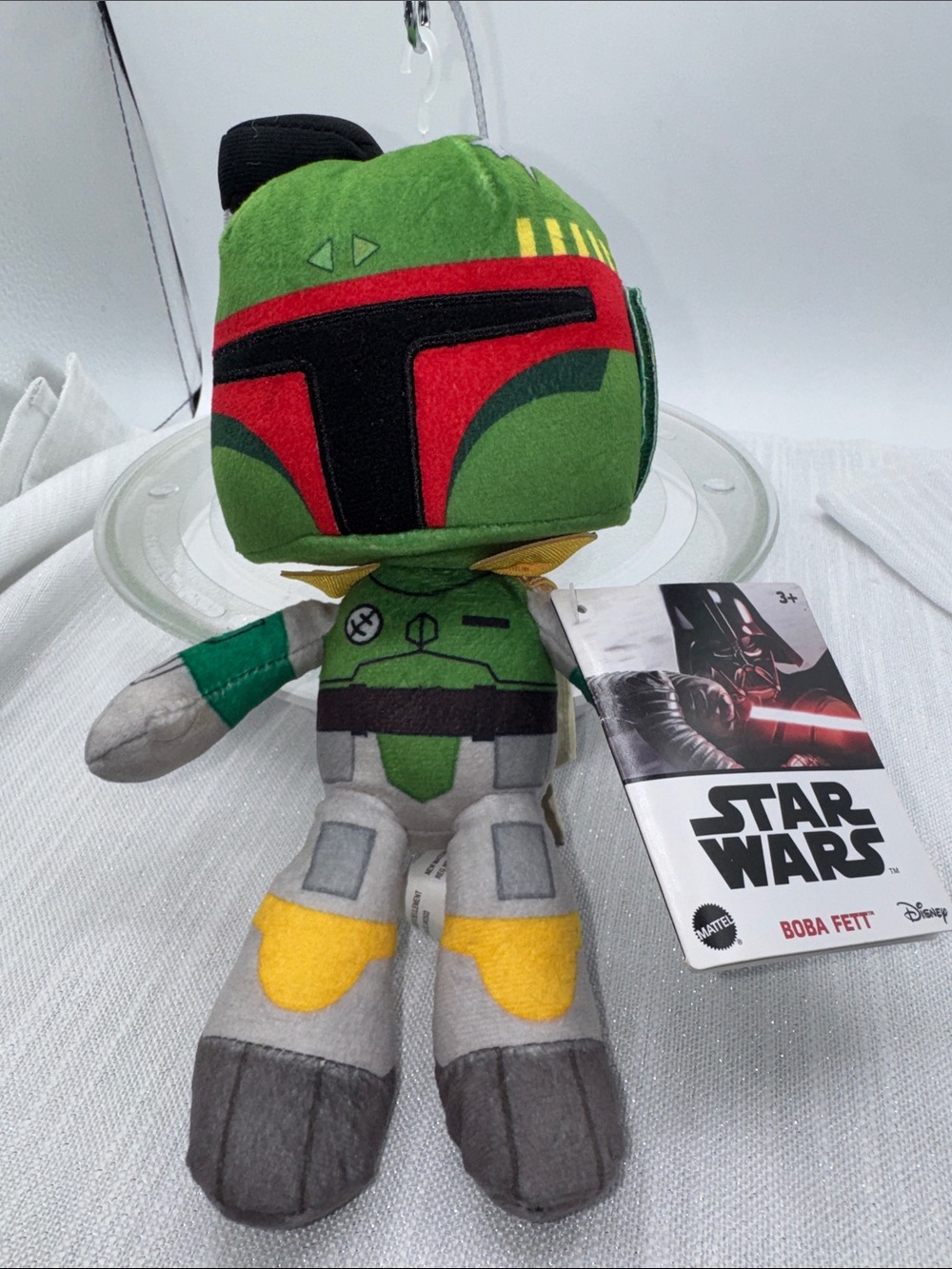 Disney Mattel Boba Fett Star Wars plush toy 8” NWT